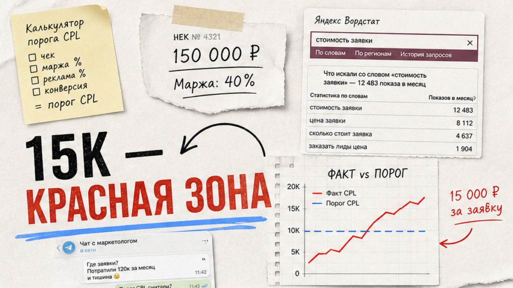 Сколько должна стоить заявка: расчёт порога от чека и маржи
